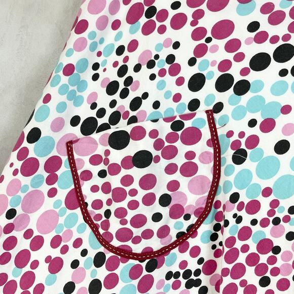 Lapis Womens Polka Dot A Line Skirt Medium USA Made Y2K Retro Festival Fun Artsy - Picture 4 of 11